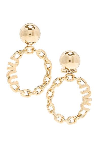 miu miu cat earrings|miu earrings for women.